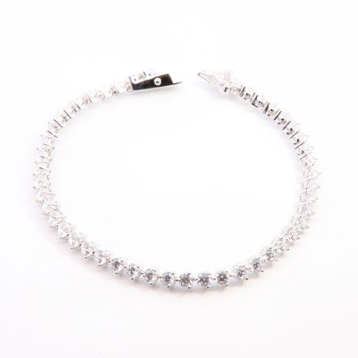 Bracciale Domar Gioielli Donna Tennis argento 925  in Argento Zircone BZB124679 - BZB124679